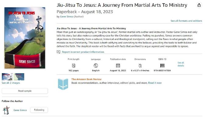 Jiu-jitsu to Jesus by Gene Simco